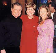 Regis Philbin, Kelly Rippa and Maryjean Ballner